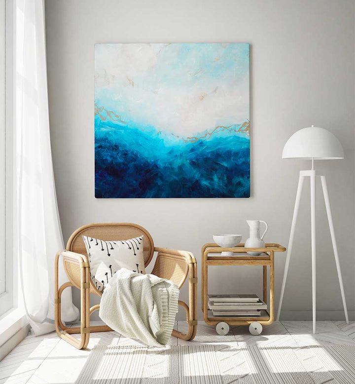 SKY MEETS OCEAN , ABSTRACT PAINTINGS