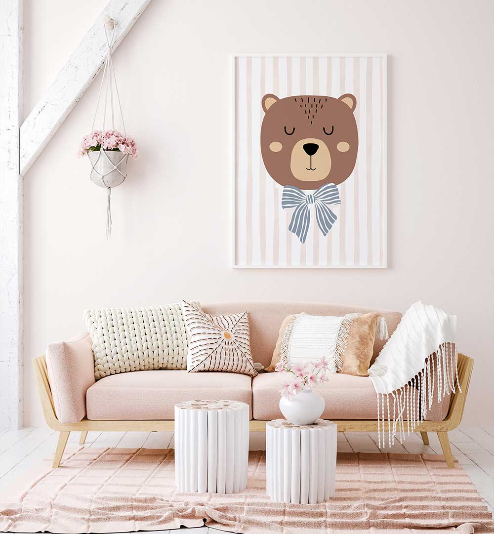 SLEEPY BEAR I , KIDS ROOM PAINTINGS