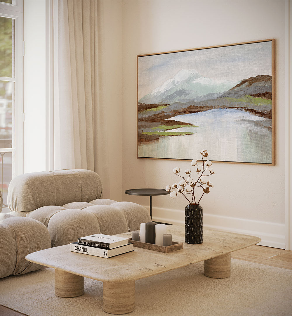 SNOWY ALP , LANDSCAPE PAINTINGS