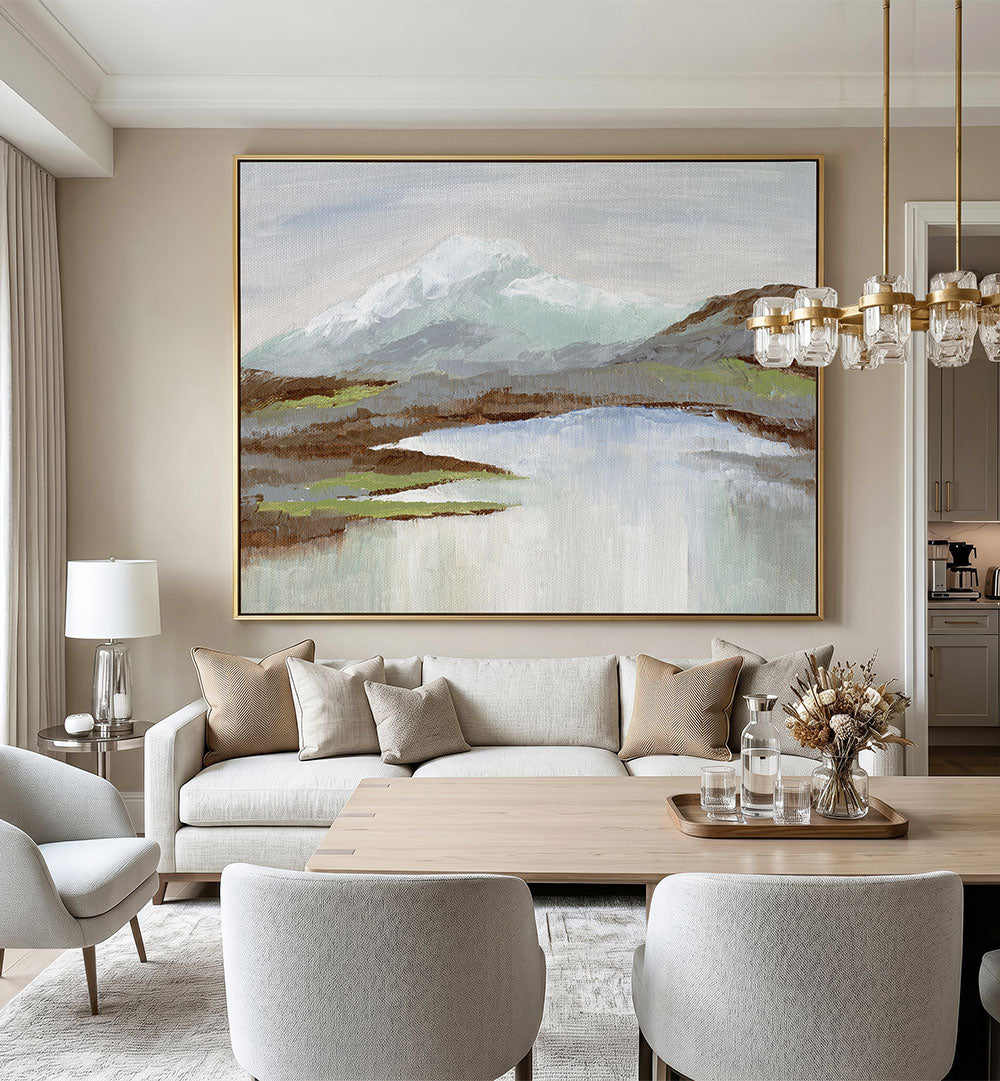 SNOWY ALP , LANDSCAPE PAINTINGS
