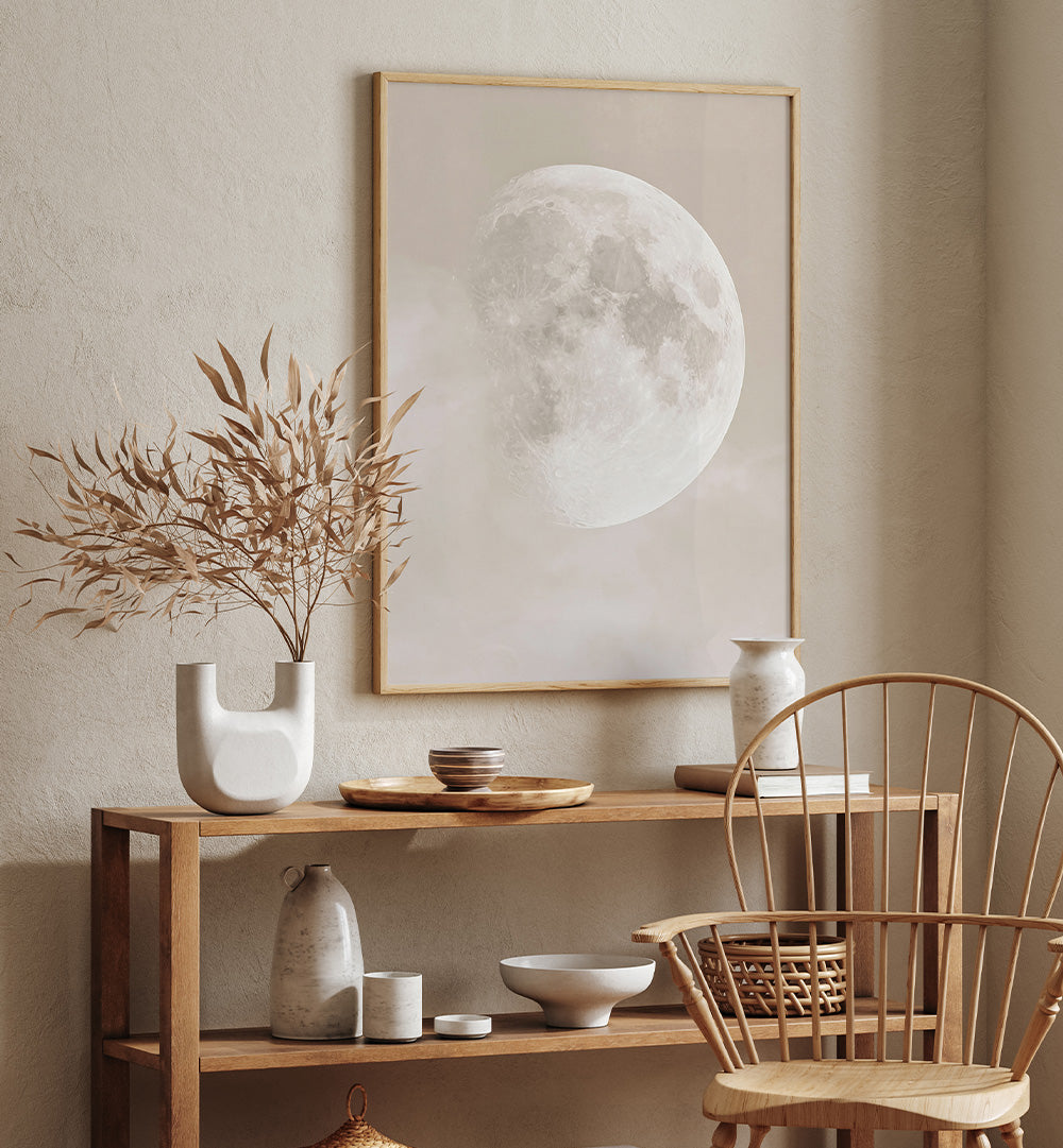 SOFTLY VEILED MOON