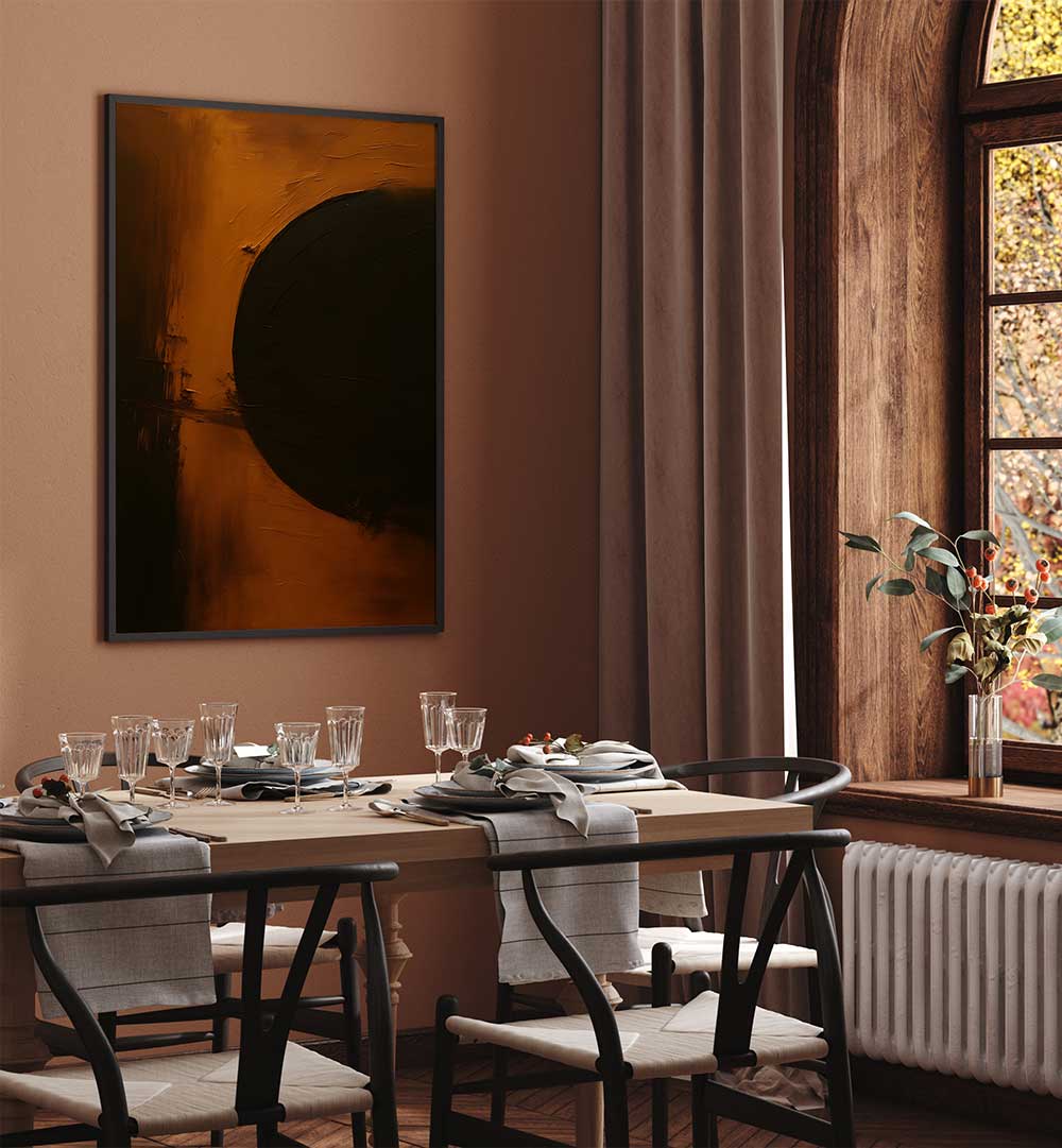 SOLAR ECLIPSE , EXPRESSIONISM PAINTINGS