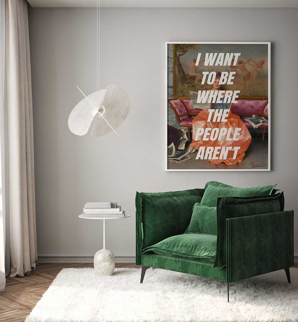 SOLITUDE'S WISH , ALTERED ART PRINTS