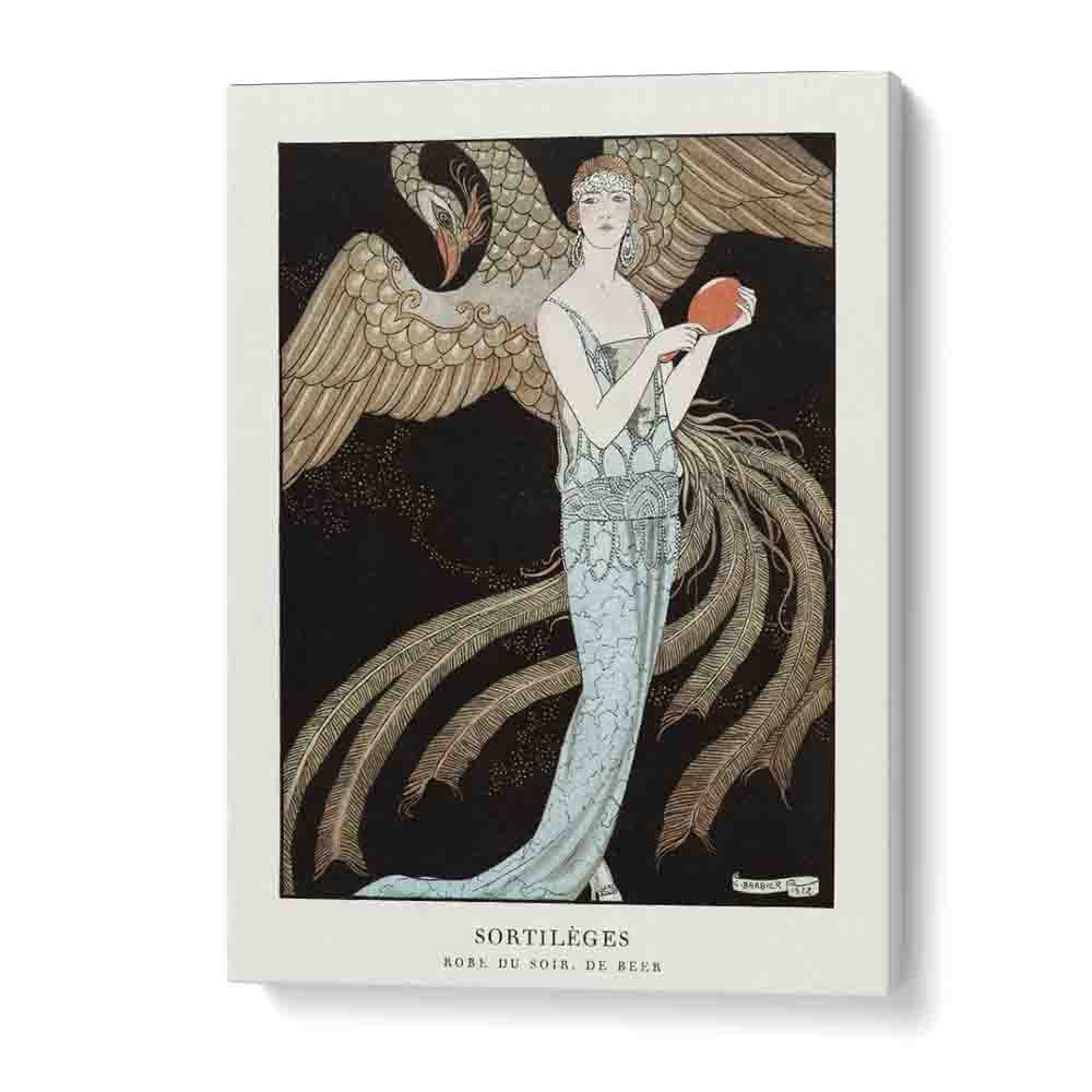 Sortileges Evening Dress, De Beer (1922) George Barbier art painting Artwork in Gallery Wrap