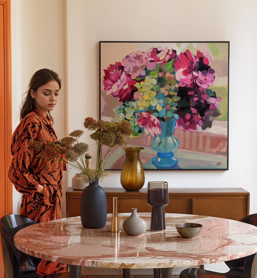 Brighten your home with SOUTH CAROLINA, FLORAL FLOWER PAINTINGS featuring vibrant floral brushstrokes and contemporary art.