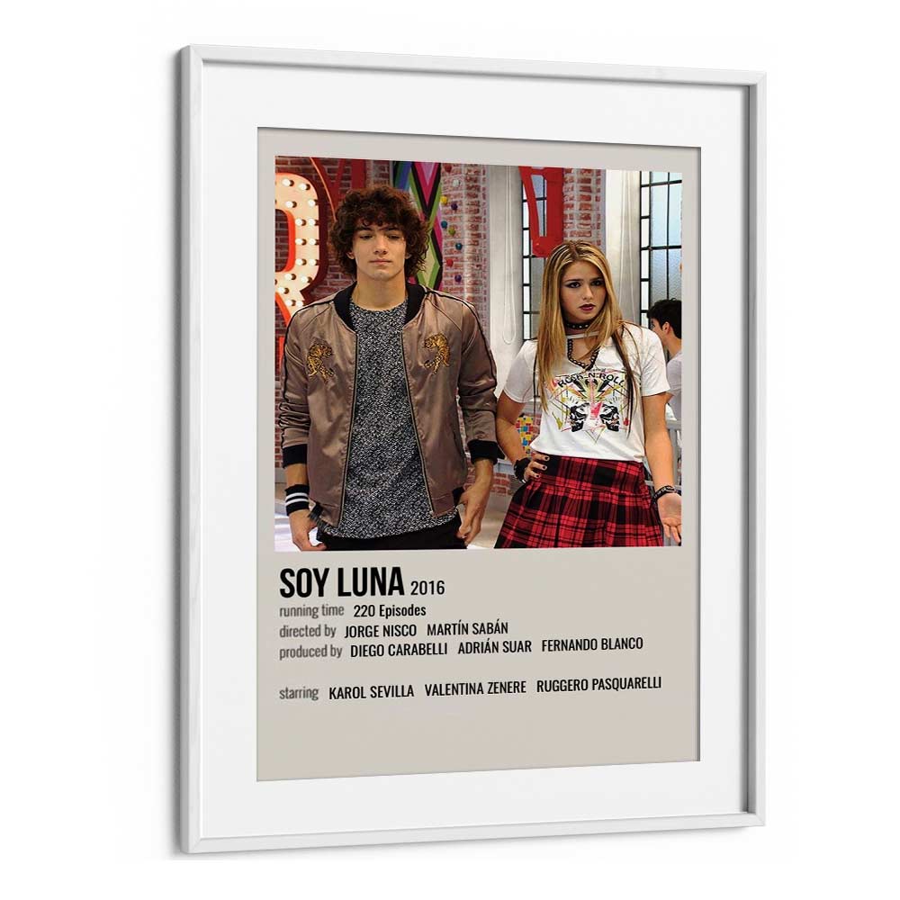 SOY LUNA 2016 MOVIE POSTERS in White Frame With Mount