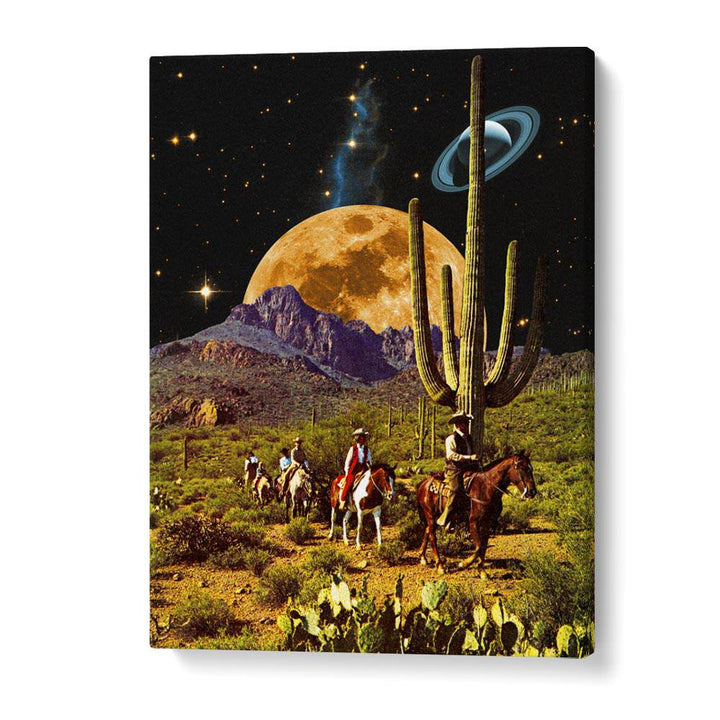 Space Cowboys By Taudalpoi Astronaut & Nasa Paintings, Space Art Prints Artwork in Gallery Wrap
