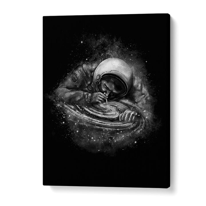 Space Junkie By Francis Minoza Astronaut & Nasa Paintings, Space Art Prints Artwork in Gallery Wrap
