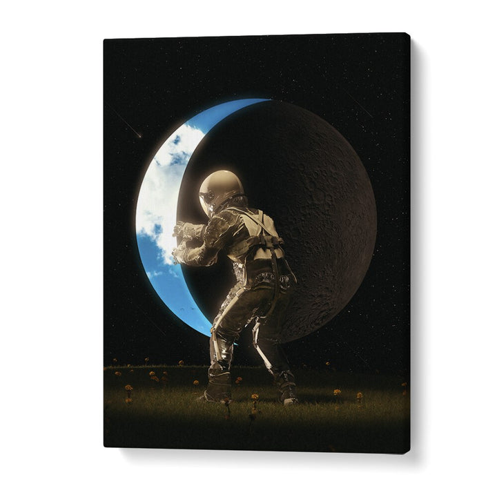 Space Out By Francis Minoza Astronaut & Nasa Paintings, Space Art Prints Artwork in Gallery Wrap
