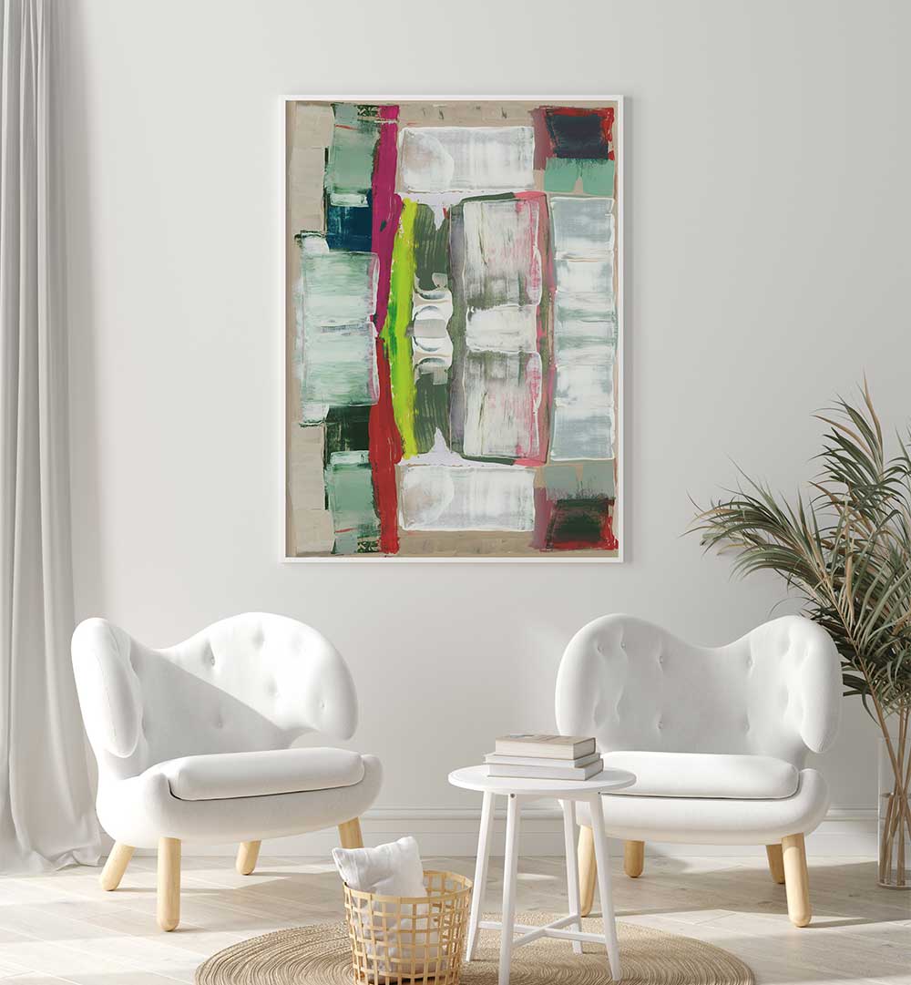 Vibrant SPEED TEST II, ABSTRACT PAINTINGS enhances modern decor with creativity and striking colors.