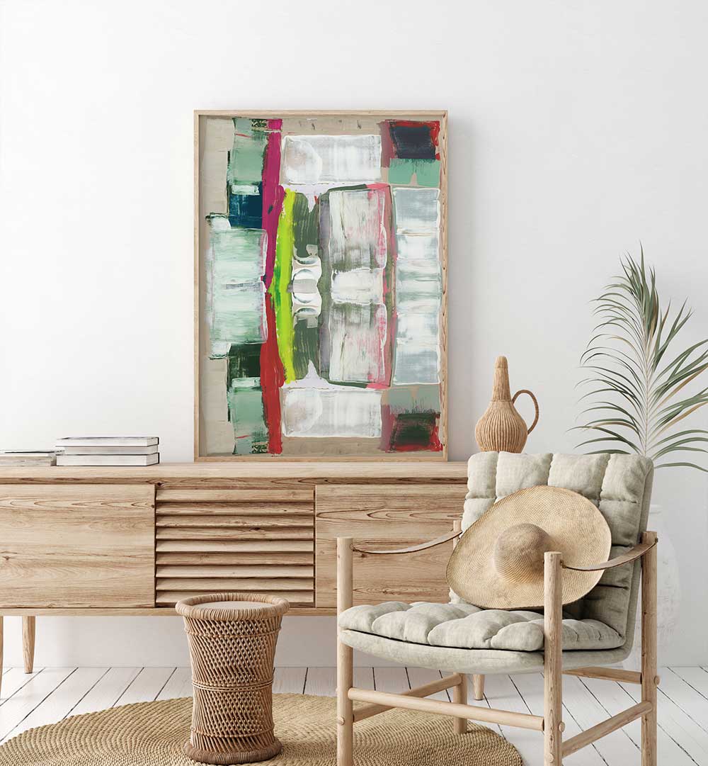SPEED TEST II, ABSTRACT PAINTINGS adds vibrant creativity to any space, showcasing stunning contemporary art.