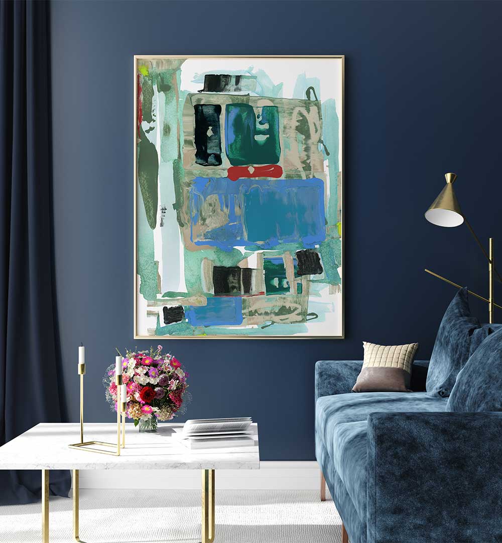 SPEED TEST III, ABSTRACT PAINTINGS adds vibrant creativity to your space with its captivating modern design.