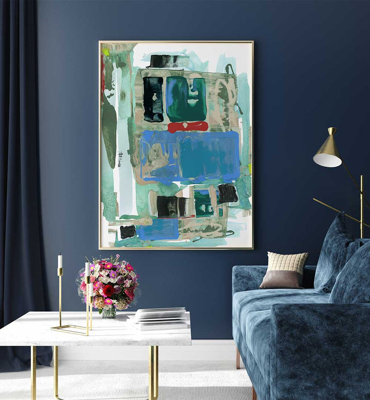 SPEED TEST III, ABSTRACT PAINTINGS adds vibrant creativity to your space with its captivating modern design.