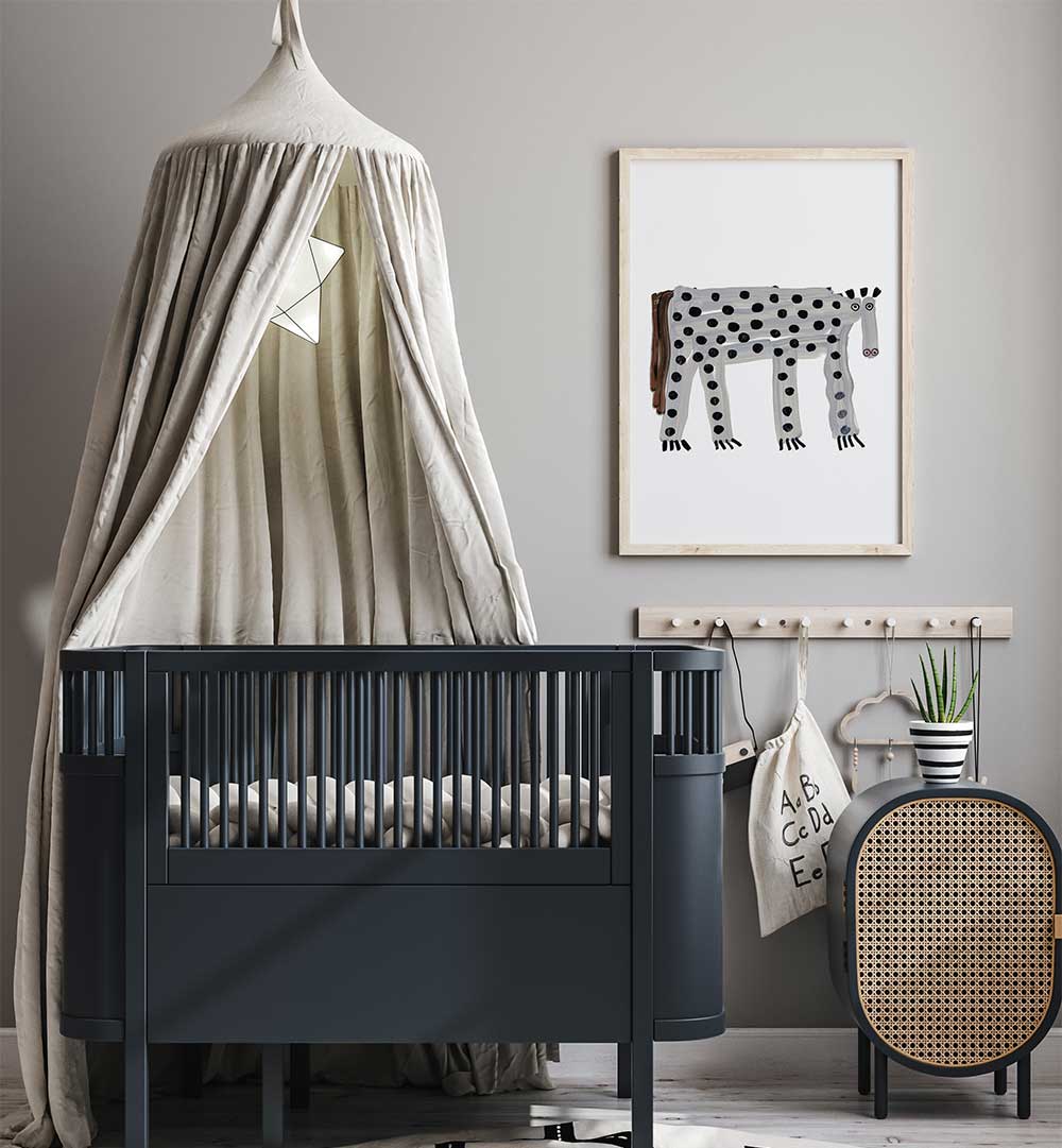 SPOTTED CREATURE , KIDS ROOM PAINTINGS