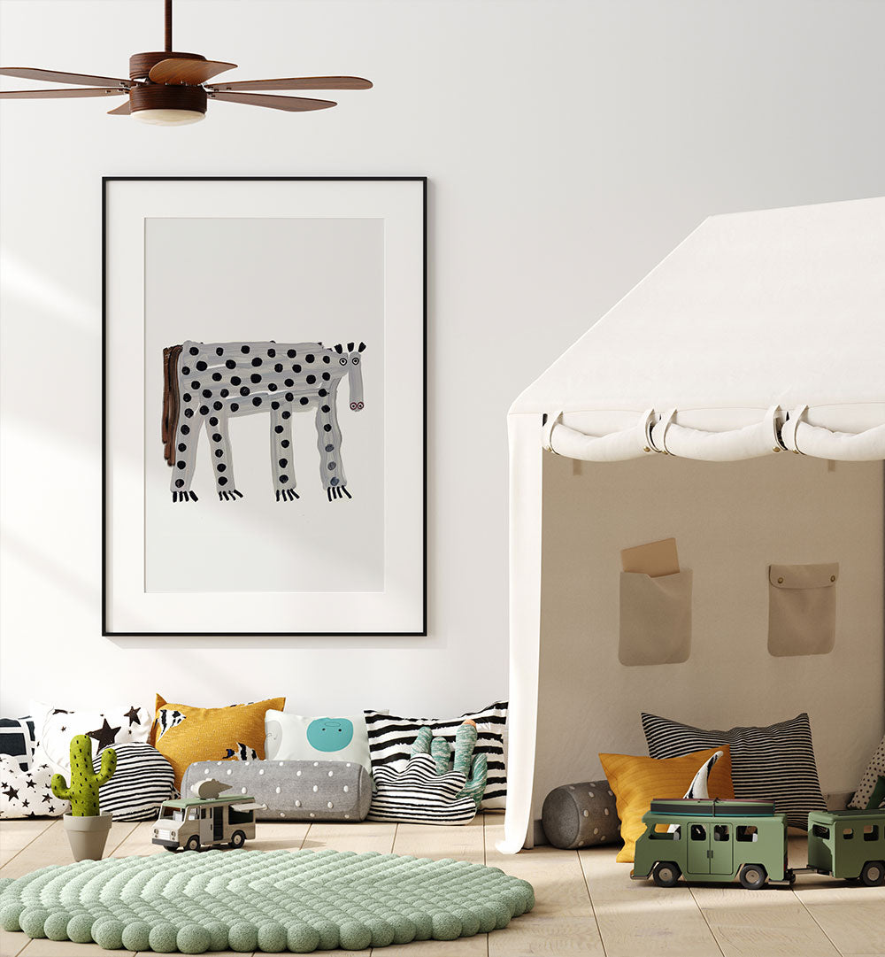SPOTTED CREATURE , KIDS ROOM PAINTINGS