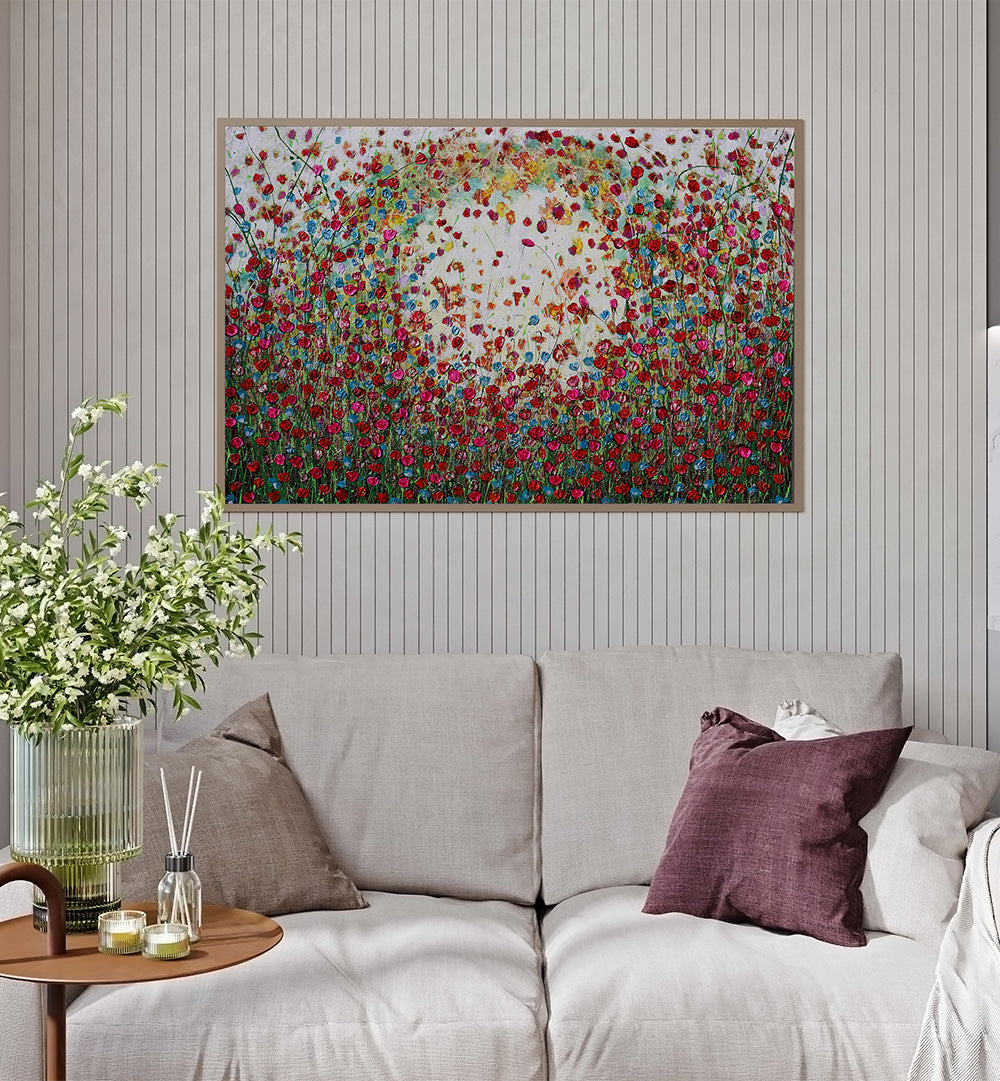 SPRING FEVER , FLORAL FLOWER PAINTINGS