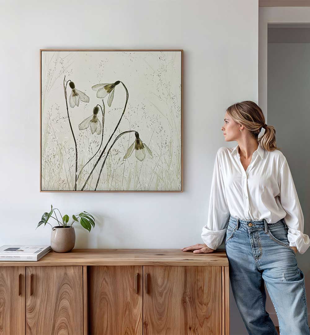 SPRINGTIME II , FLORAL FLOWER PAINTINGS