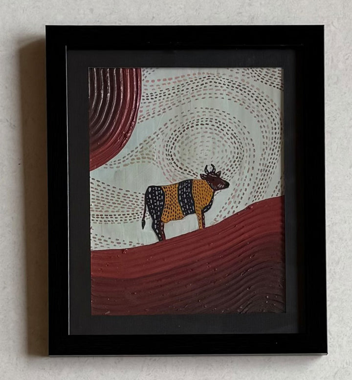 TRIPTYCH - RED MEADOWS , HANDMADE ARTWORKS