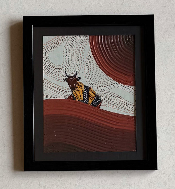 TRIPTYCH - RED MEADOWS , HANDMADE ARTWORKS