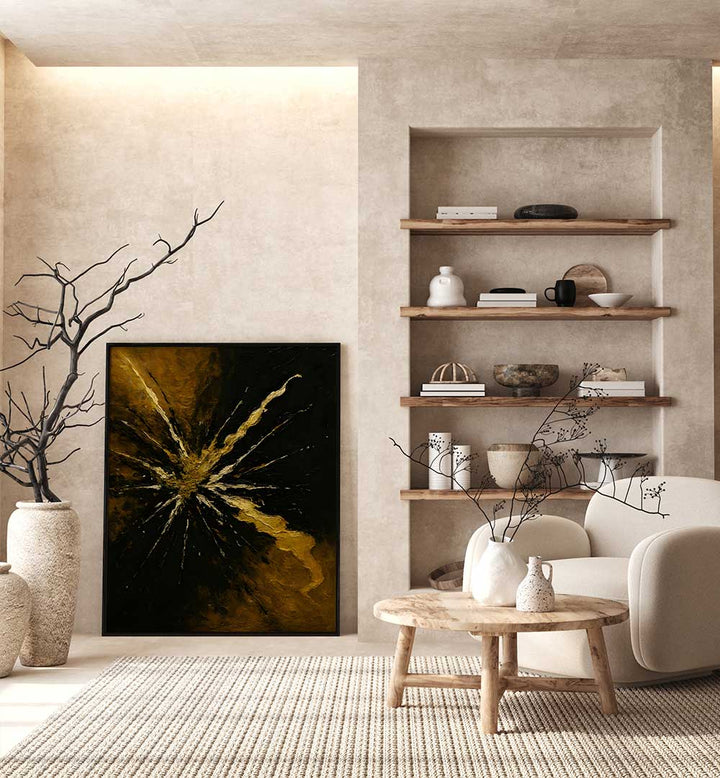 STARBURST IN THE DARK , EXPRESSIONISM PAINTINGS