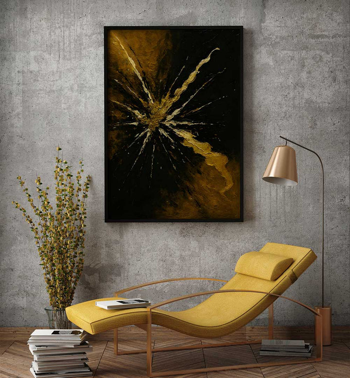 STARBURST IN THE DARK , EXPRESSIONISM PAINTINGS