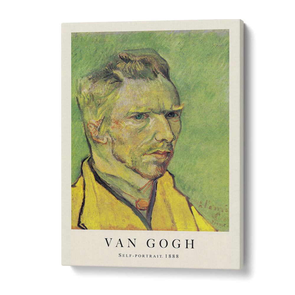 Starry Gaze Vincent Van Gogh's Self Portrait 1888 Vincent Van Gogh art painting Artwork in Gallery Wrap