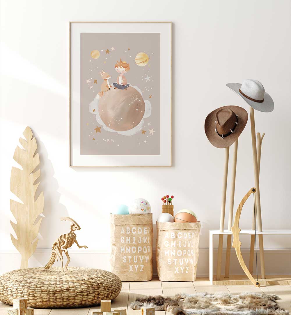 STARRY PLANET FRIENDSHIP , KIDS ROOM PAINTINGS