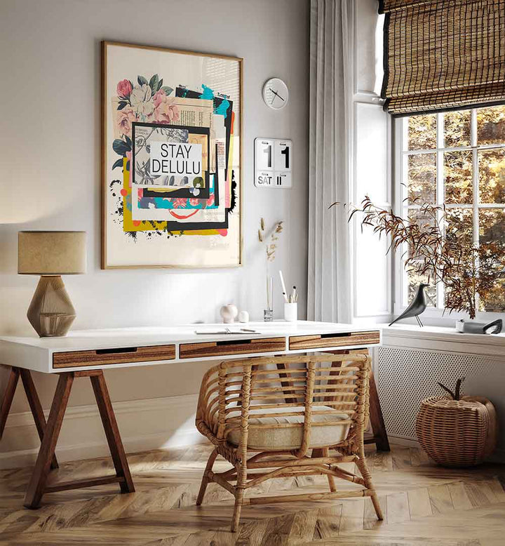 STAY DELULU , QUOTES & TYPOGRAPHY POSTERS