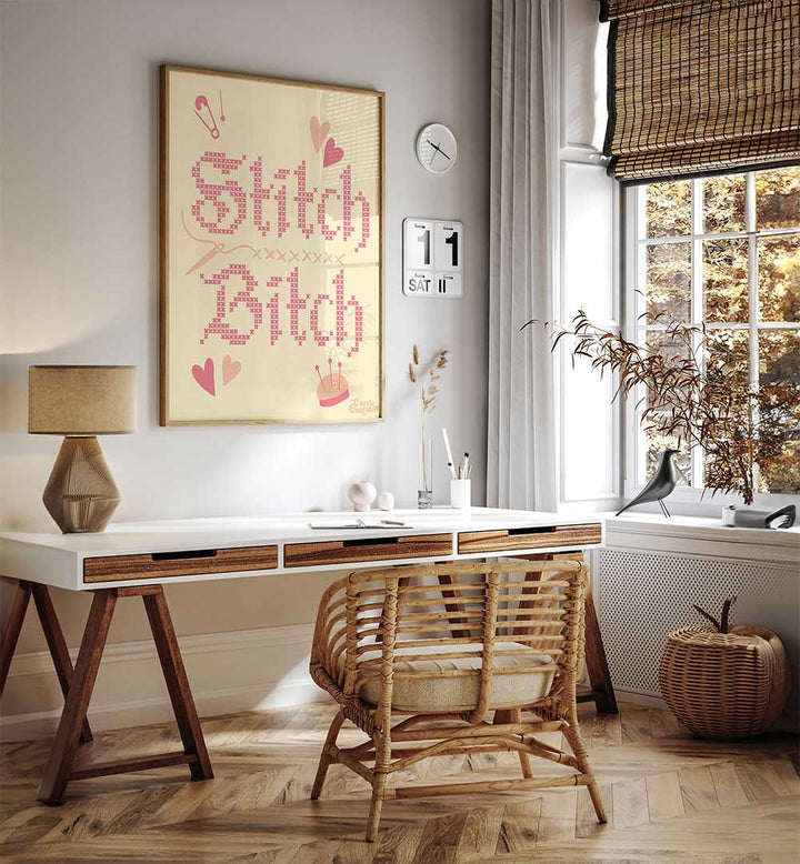 STITCH BITCH , QUOTES & TYPOGRAPHY POSTERS