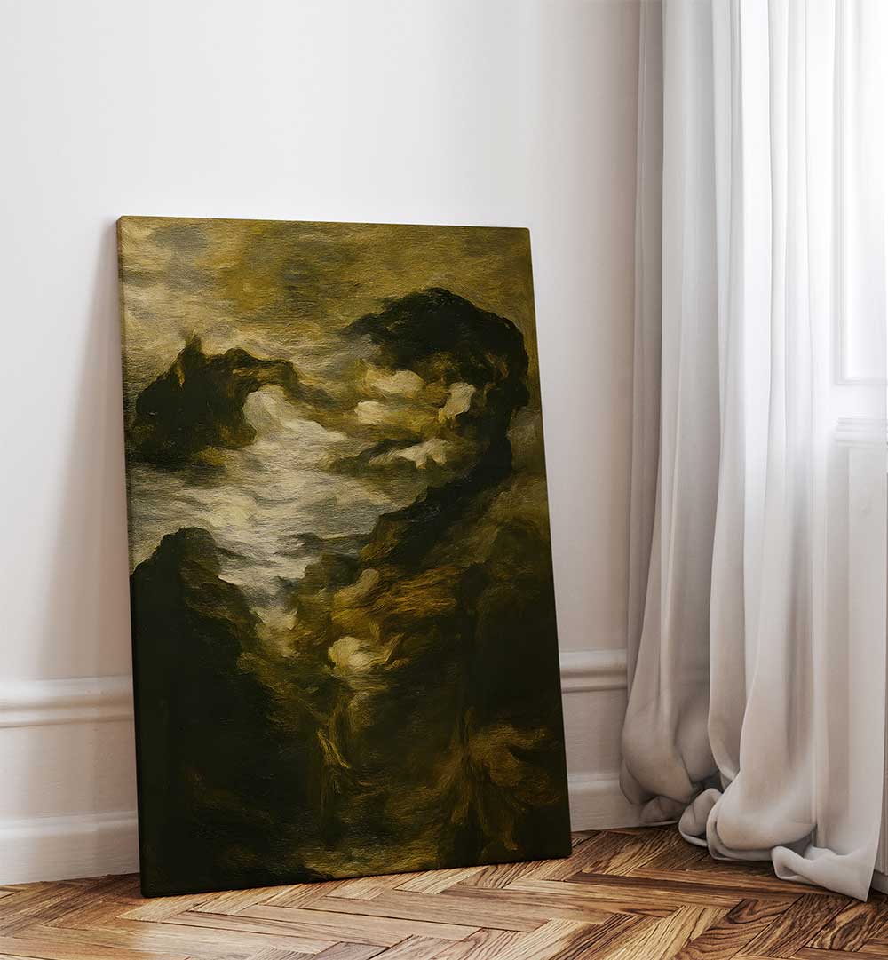 STORM'S LAMENT , EXPRESSIONISM PAINTINGS