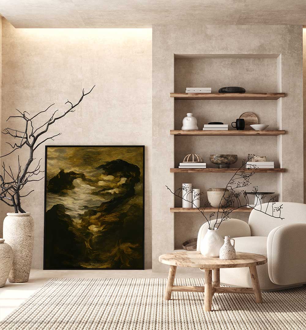 STORM'S LAMENT , EXPRESSIONISM PAINTINGS