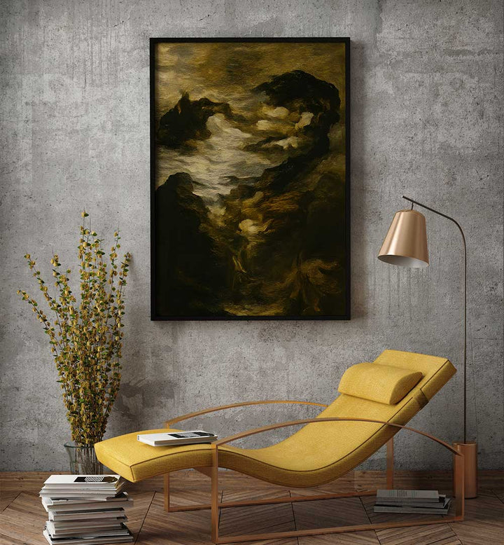 STORM'S LAMENT , EXPRESSIONISM PAINTINGS