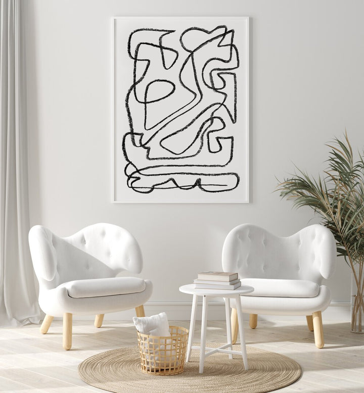 Stylish room featuring STORY, ABSTRACT PAINTINGS that enhance modern decor with emotion and creativity.