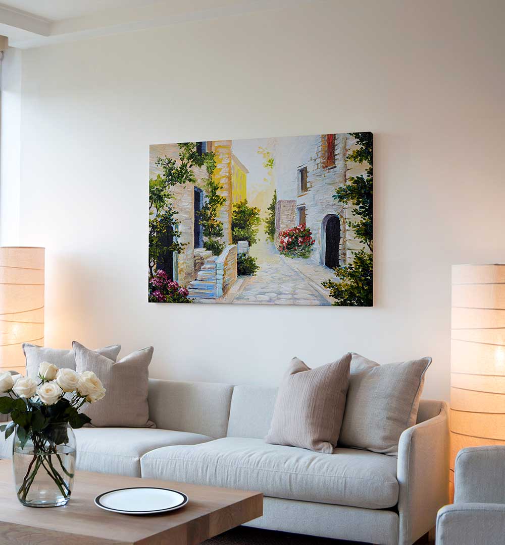 STORYBOOK ABODES, VINTAGE EUROPEAN PAINTINGS