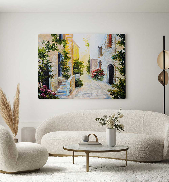 STORYBOOK ABODES, VINTAGE EUROPEAN PAINTINGS
