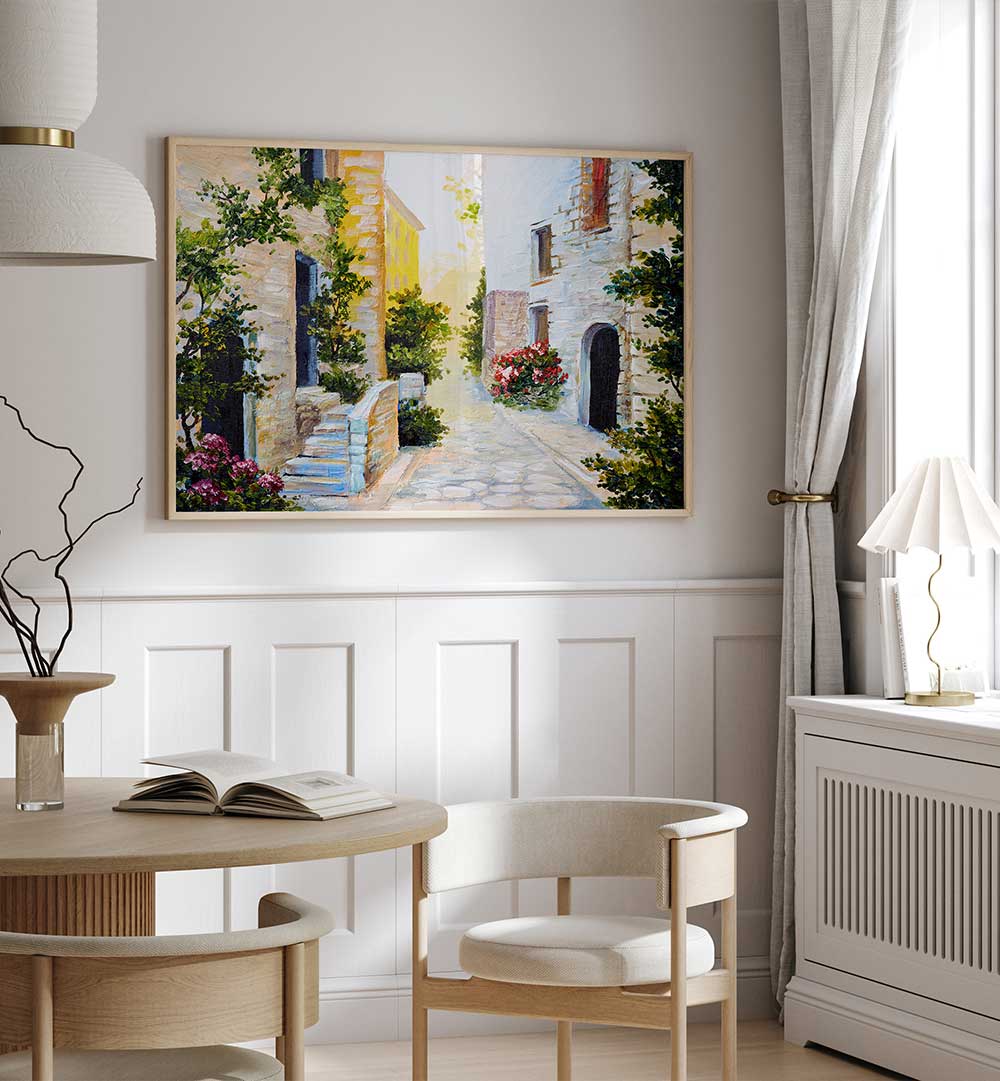 STORYBOOK ABODES, VINTAGE EUROPEAN PAINTINGS