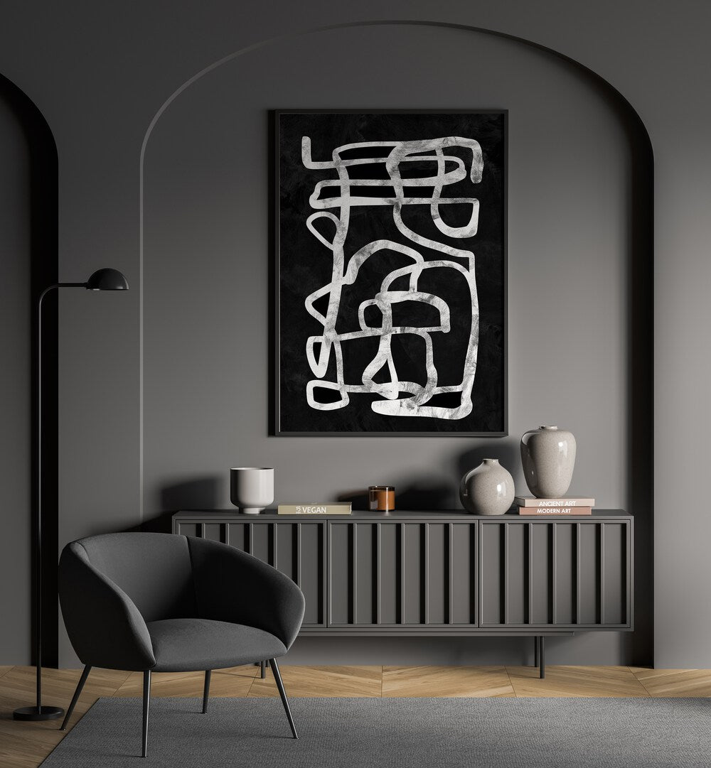 Stylish living space featuring STORYLINE II, ABSTRACT PAINTINGS, perfect for modern home decor and inspiration.