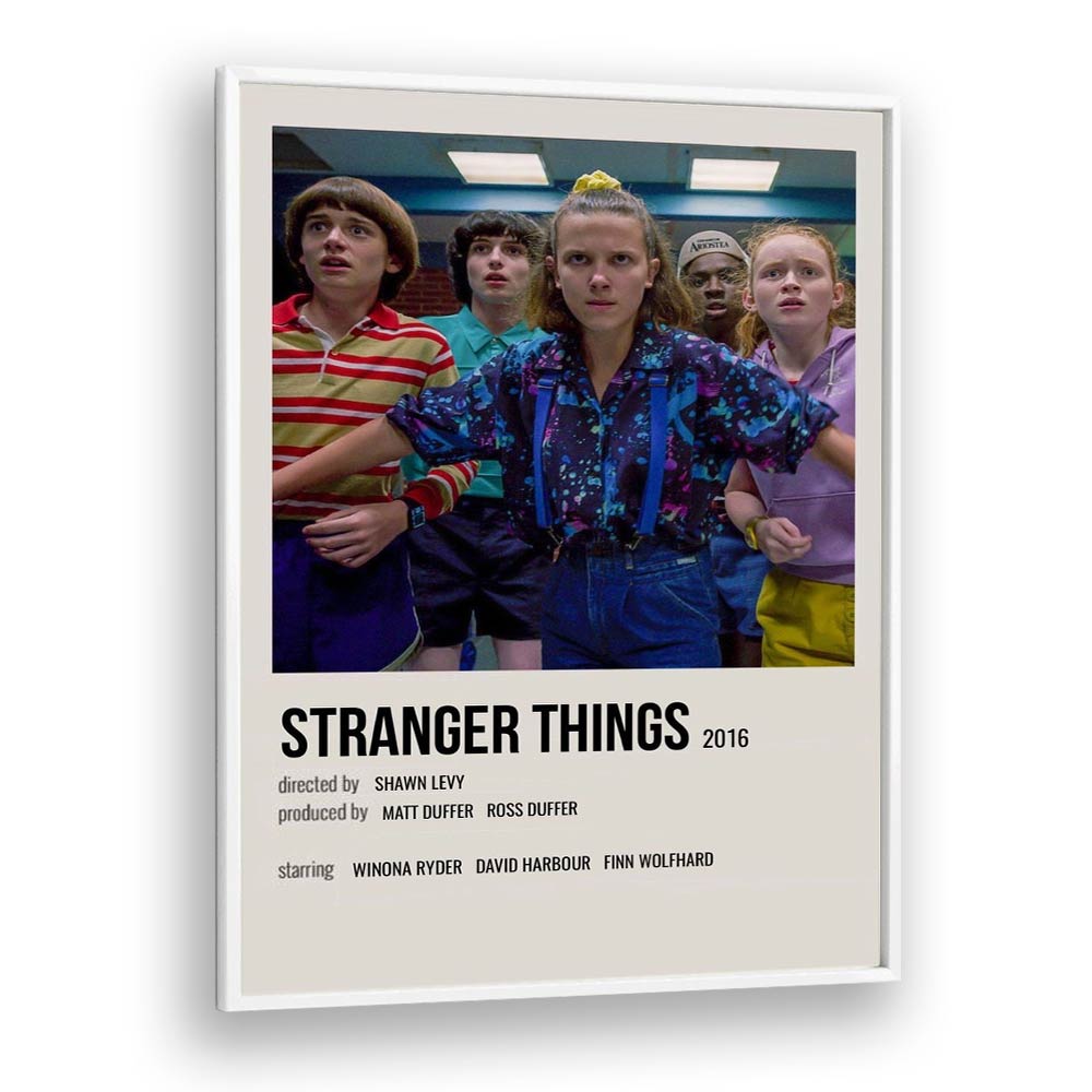 STRANGER THINGS 2016 I MOVIE POSTERS in White Plain Frame