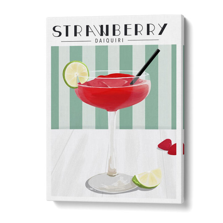 Strawberry Daiquiri Bar & Cafe Artwork in Gallery Wrap