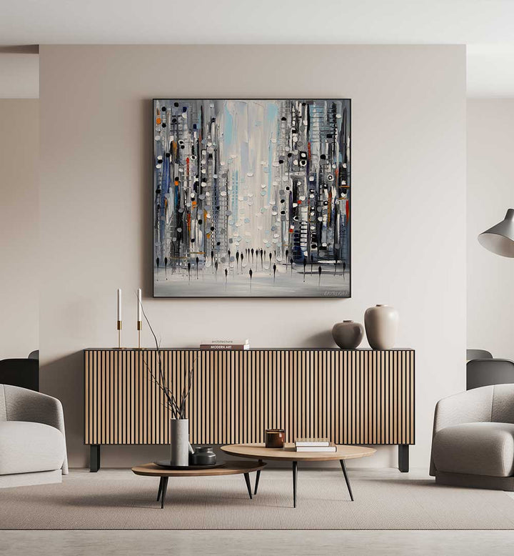 STREET LIFE , MODERN IMPRESSIONISM PAINTINGS