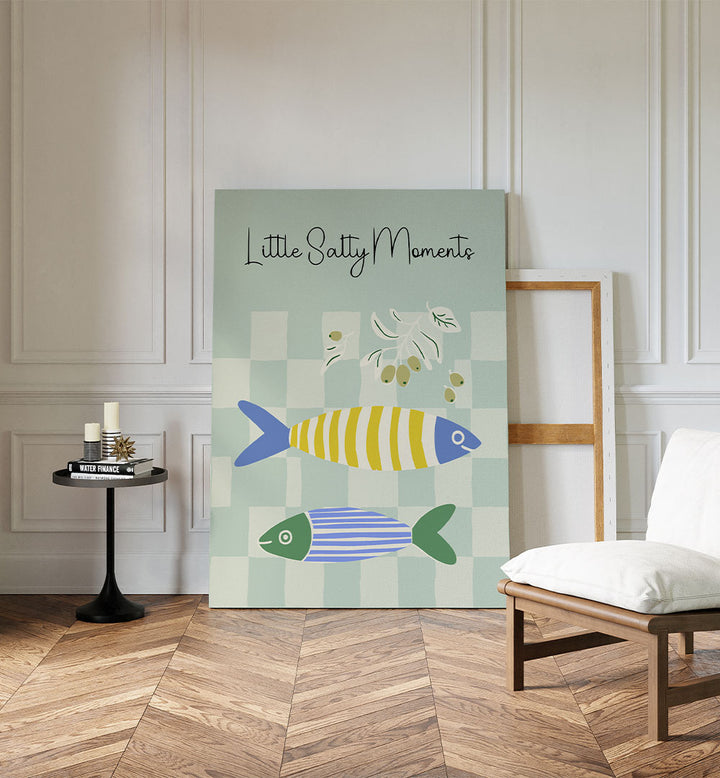 STRIPED FISH AND OLIVES