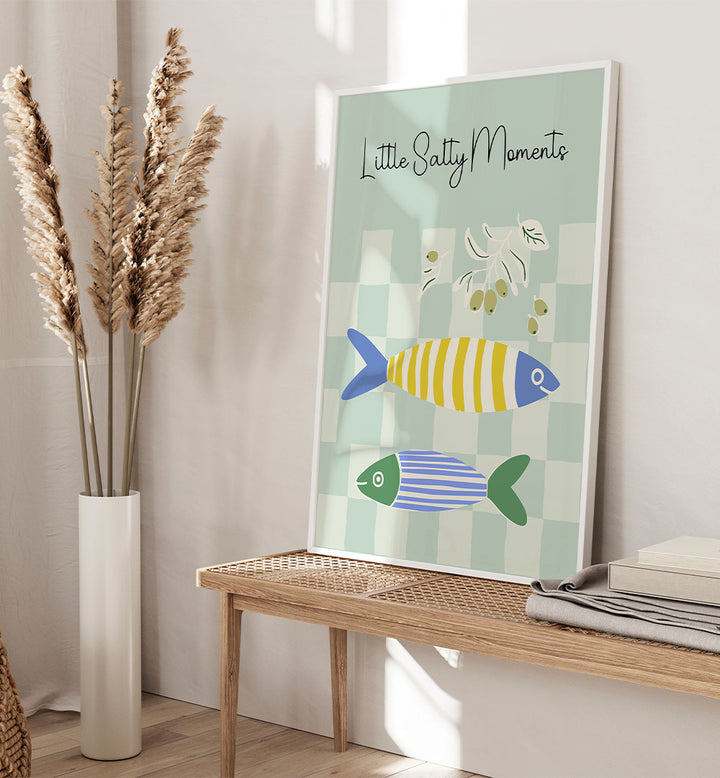 STRIPED FISH AND OLIVES