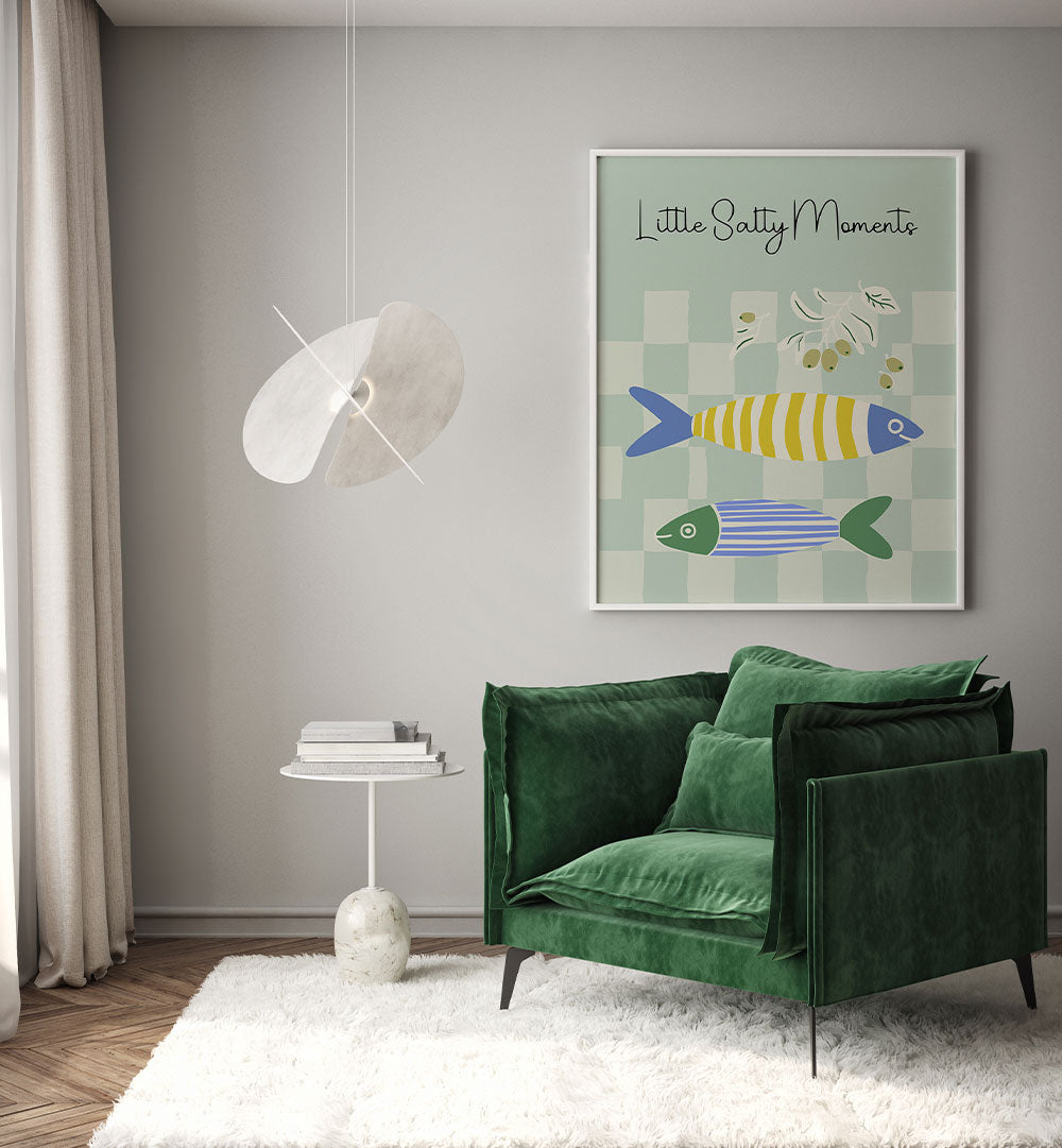 STRIPED FISH AND OLIVES