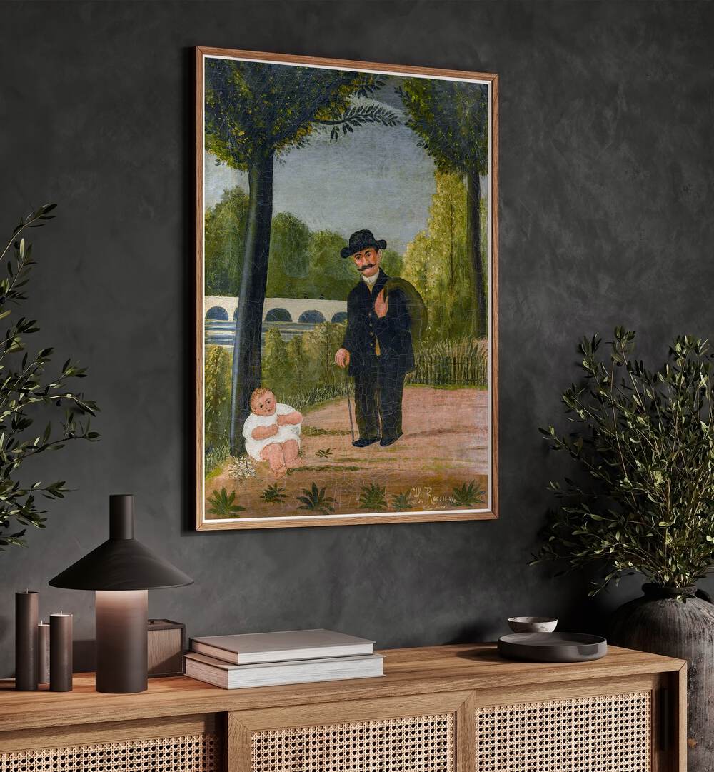 STROLLER AND CHILD (1905–1906) , VINTAGE PAINTINGS