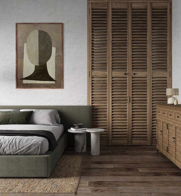 Stylish interior featuring STUDY, ABSTRACT PAINTINGS, enhancing the ambiance with creativity and artistry.