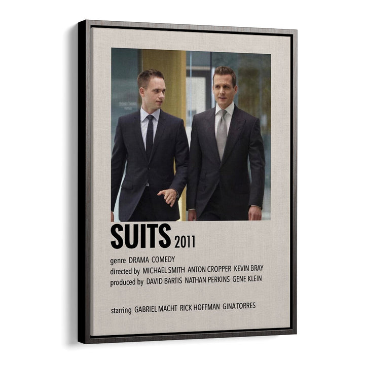 SUITS 2011 MOVIE POSTERS in Black Floater Frame