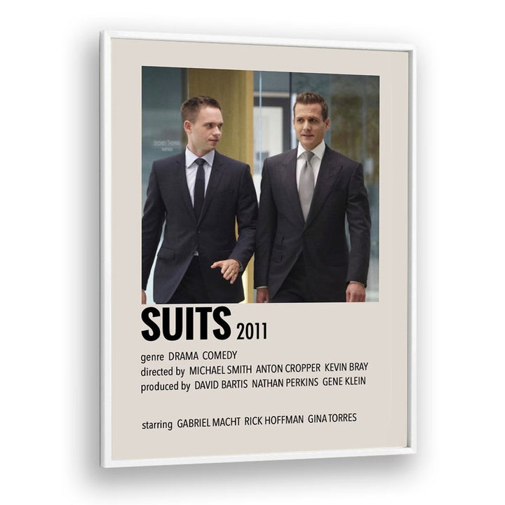 SUITS 2011 MOVIE POSTERS in White Plain Frame