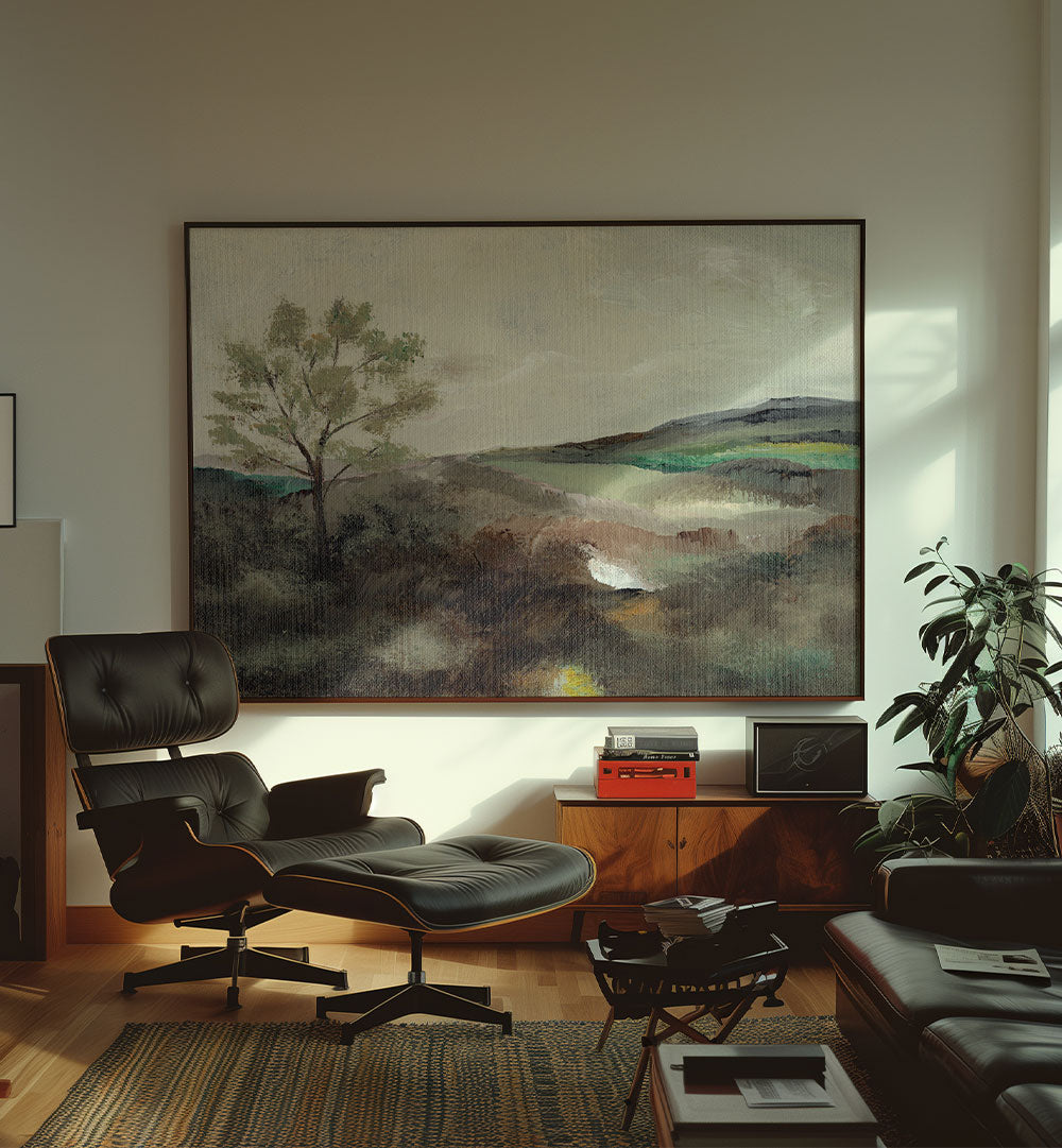 SUMMER EVENING , LANDSCAPE PAINTINGS