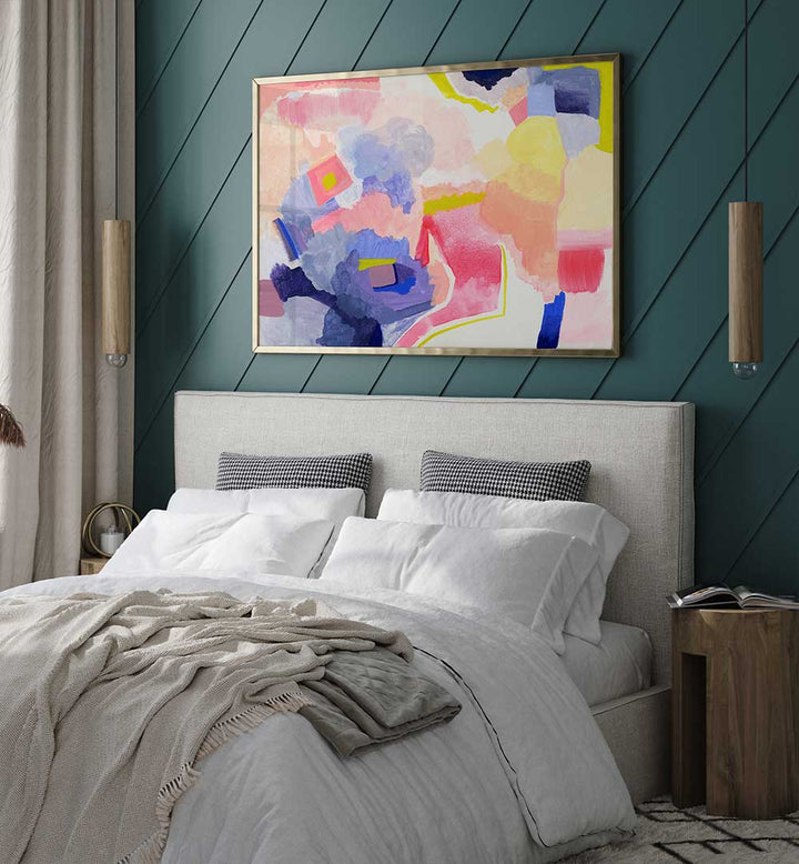 Transform your space with SUMMER HAZE, ABSTRACT PAINTINGS, featuring vibrant colors and inspiring brush strokes.