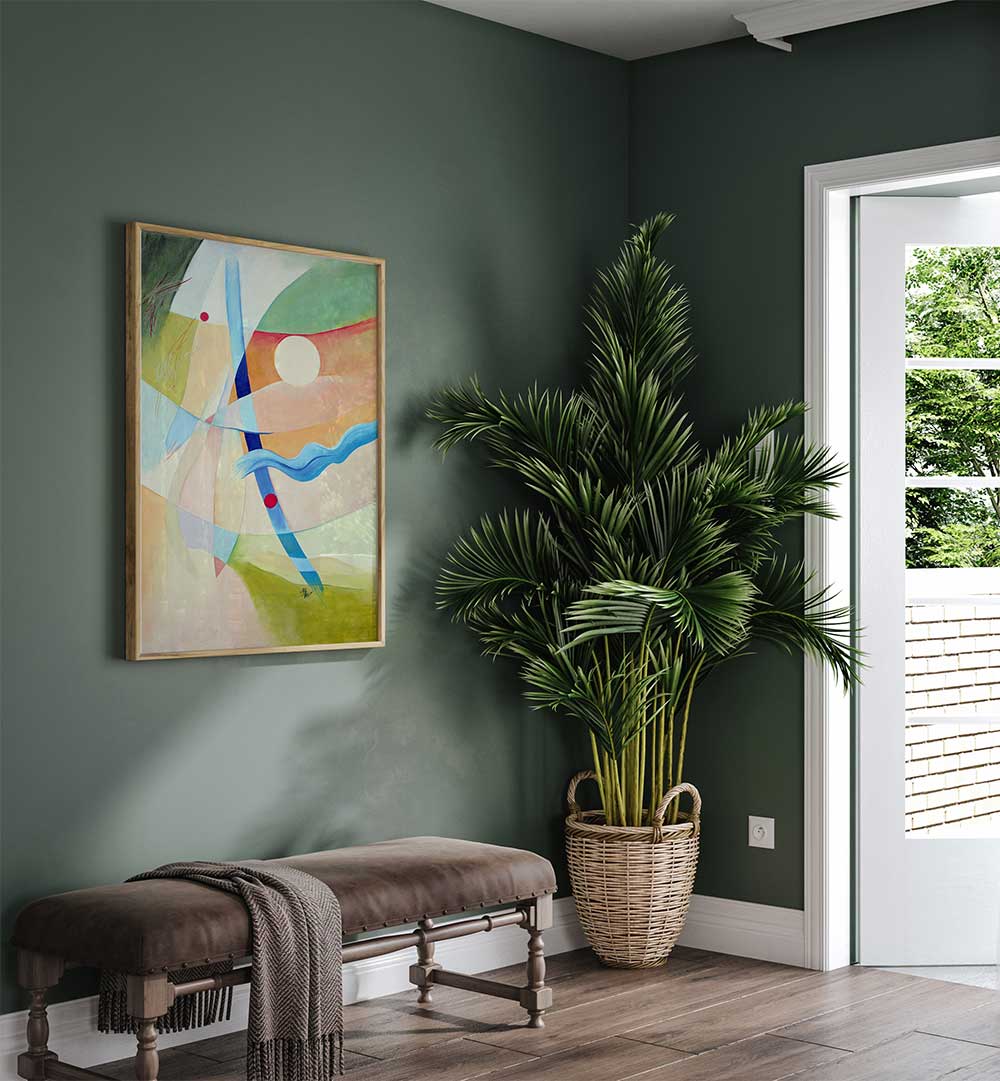 SUMMER PICNIC , ABSTRACT PAINTINGS